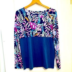 Lilly Pulitzer Finn Long Sleeve Spirit Jersey Shirt